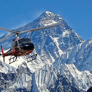 Day 1: Flight to LUKLA and Heli Mountain Tour to Everest